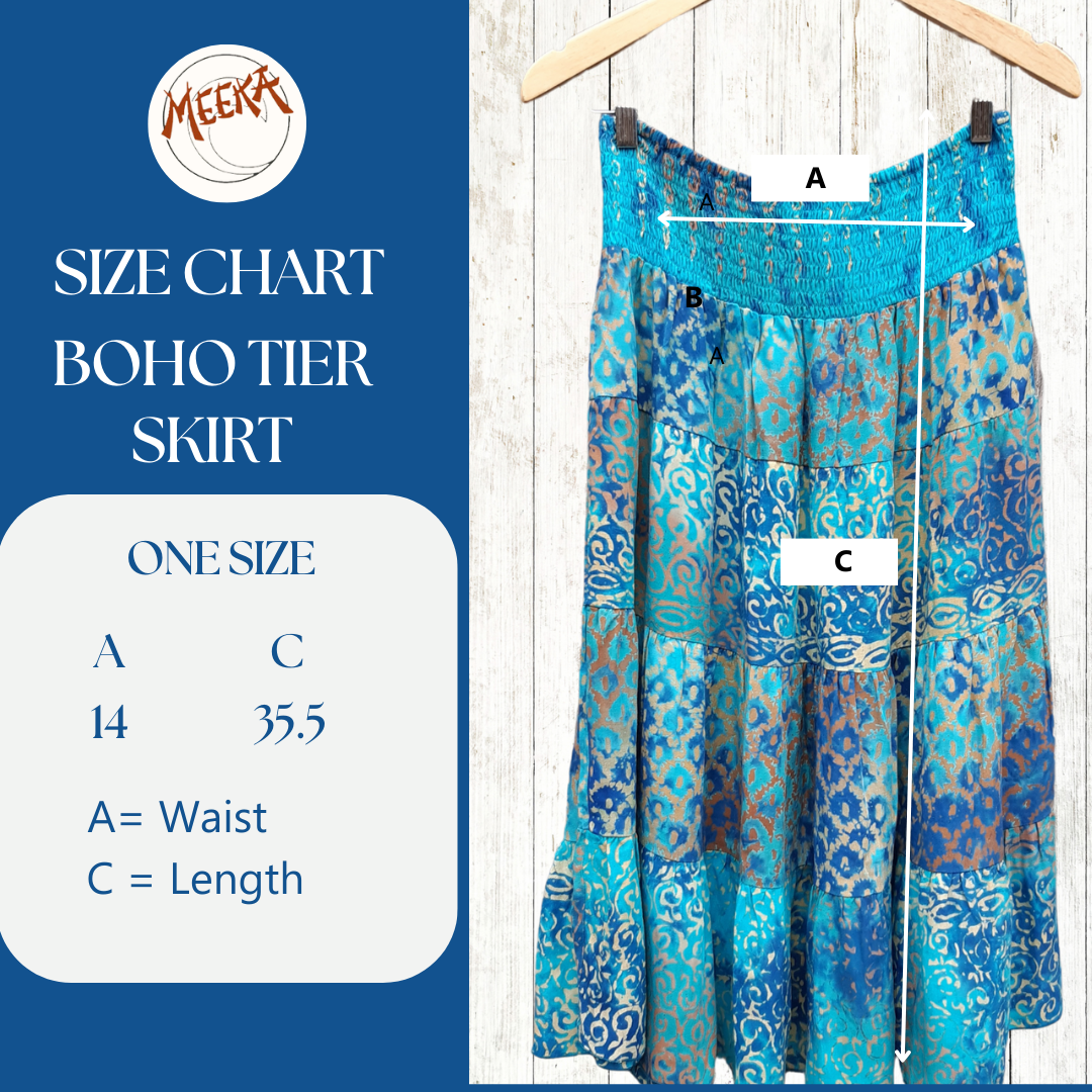 Meeka Boho Tier Skirt