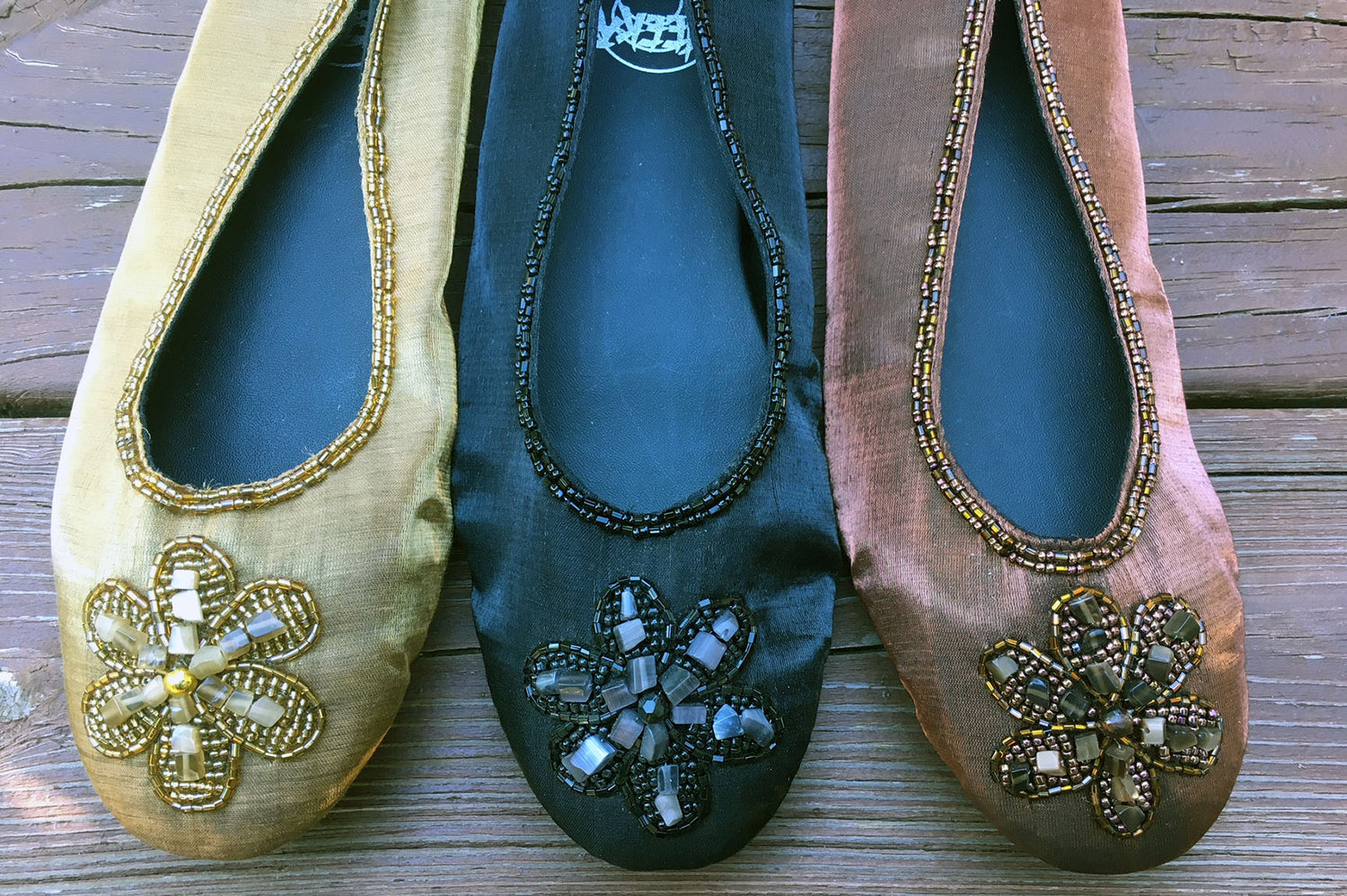 Ballet Slippers Beaded - JUST $10-All Sales FINAL