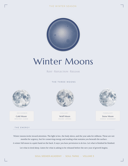 Soul Tapas Volume Three — The Twelve Moons