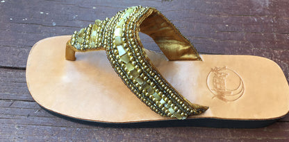 Athena Sandal - Gold - Sizes 6-7-10-SALE