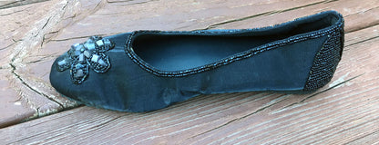 Ballet Slipper - Black - Sizes 6-SALE
